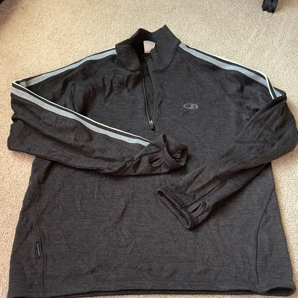 Icebreaker sport 320 merino 1/4 zip Size L